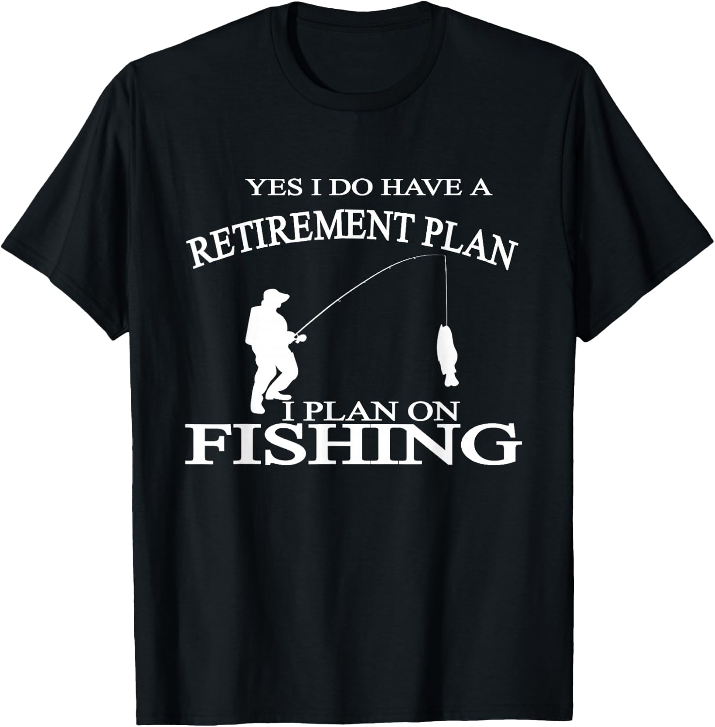 Retirement Funny Fishing Tshirt Tee Retired Fisherman Tee T-Shirt - Image 2
